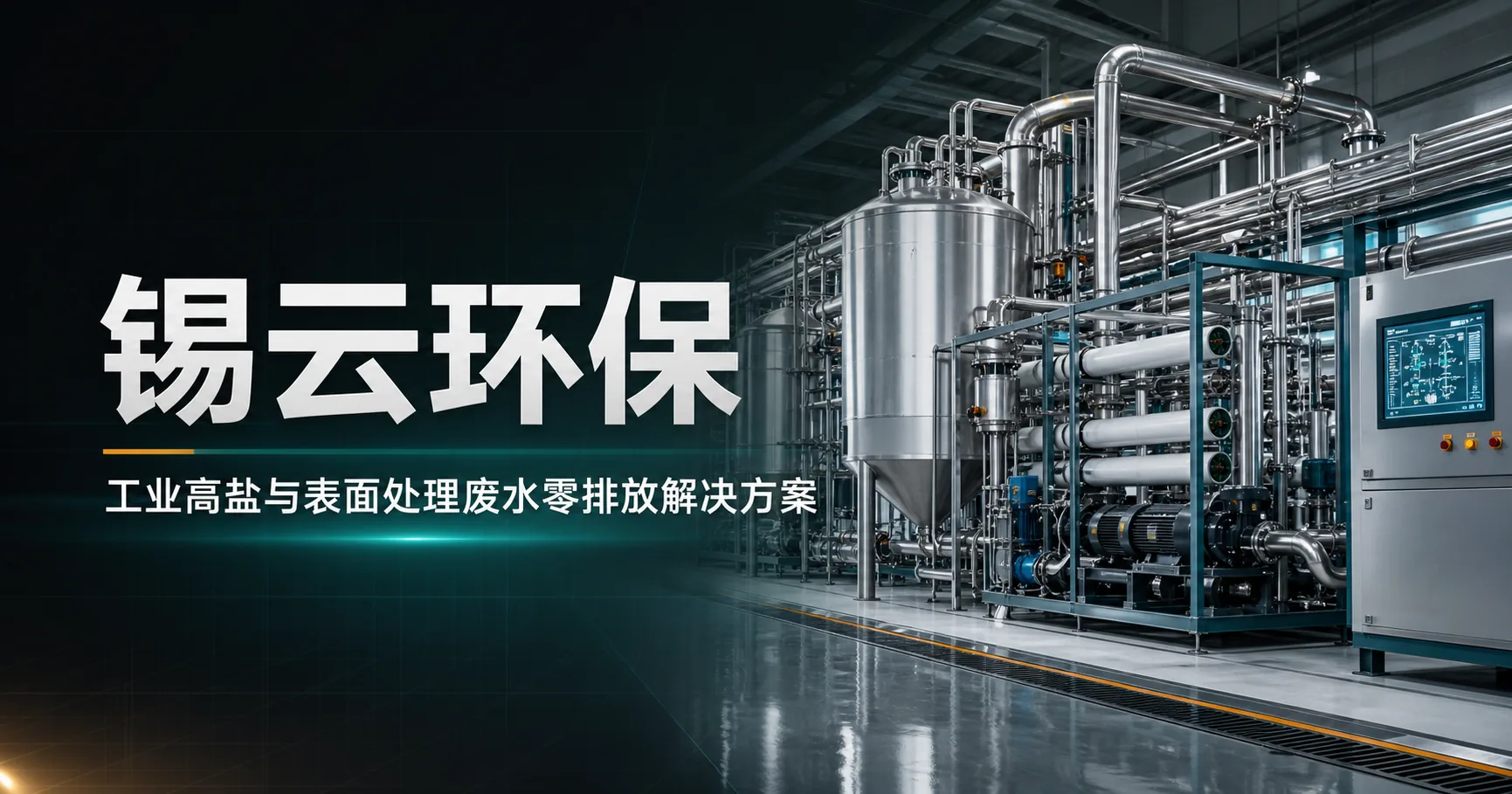 锡云环保 工业高盐与表面处理废水零排放解决方案